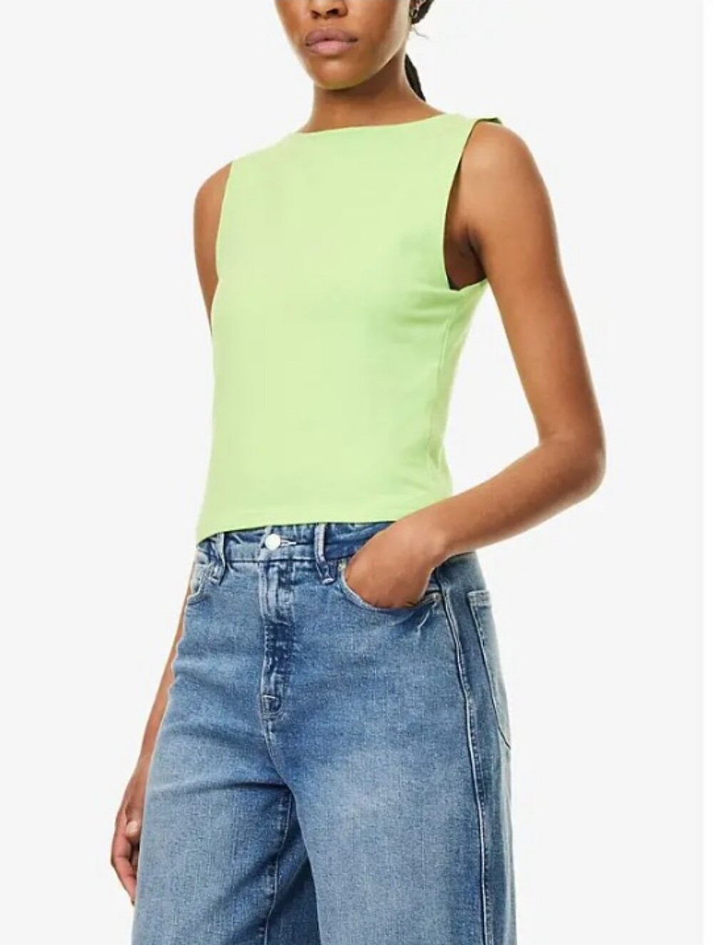 Good American Super Stretch Tank Top